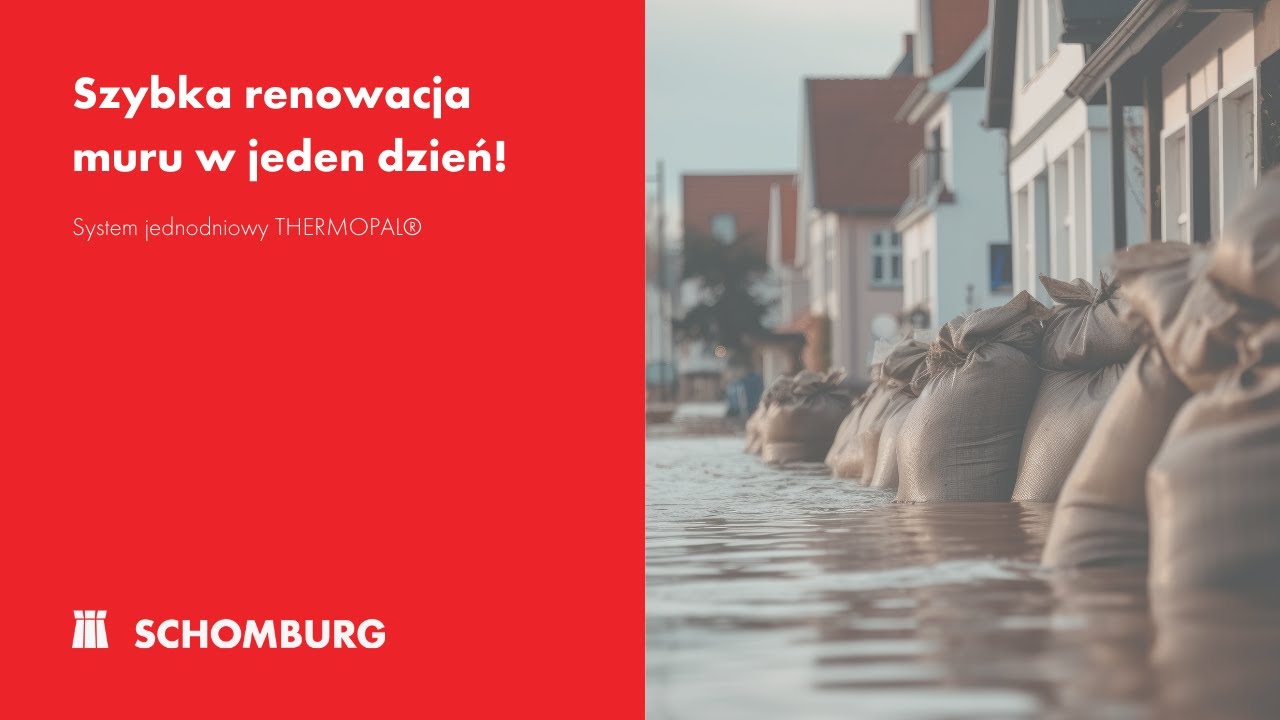 Szybka renowacja muru w 1 dzień. Tylko z Systemem THERMOPAL&reg; od SCHOMBURG!