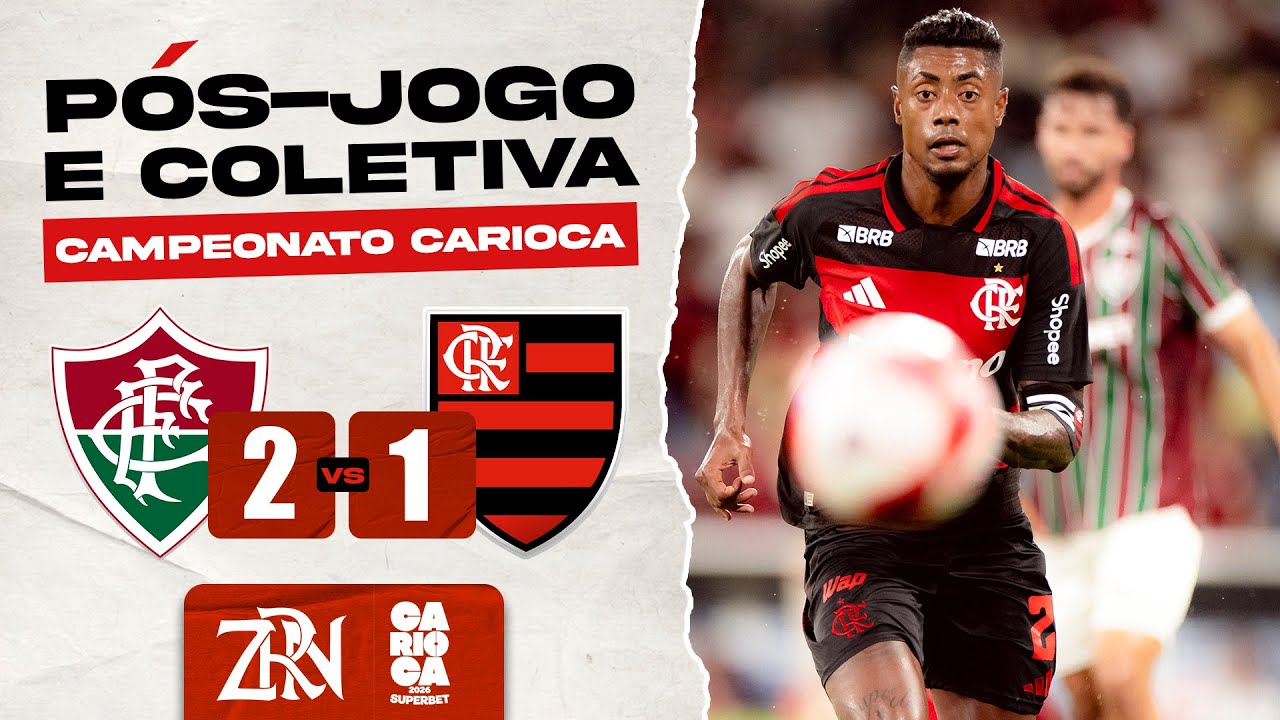 FLUMINENSE X FLAMENGO | CARIOCÃO 2026 | PÓS-JOGO E COLETIVA (AO VIVO)