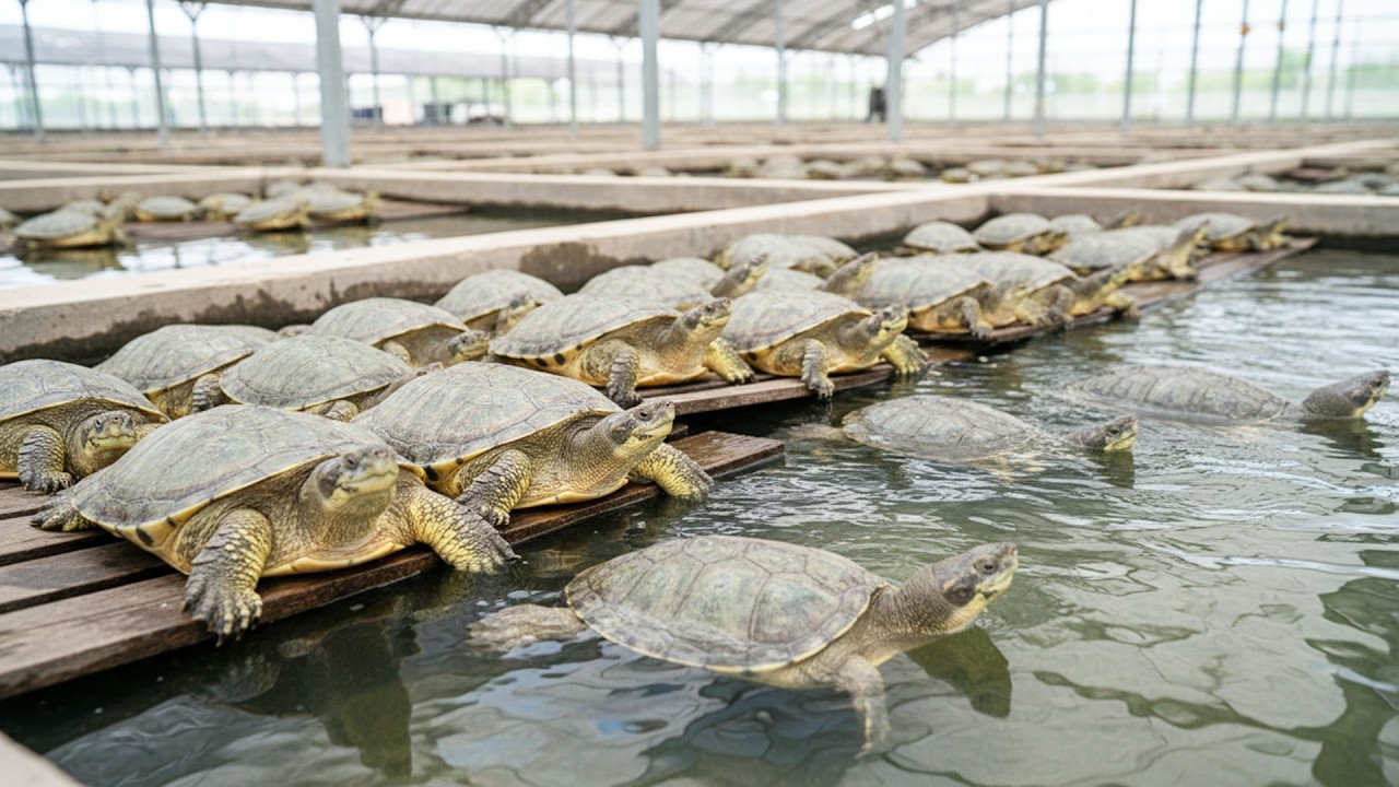 Advanced Chinese Soft-Shell Turtle Farming: From Broodstock to Gourmet Meat Production