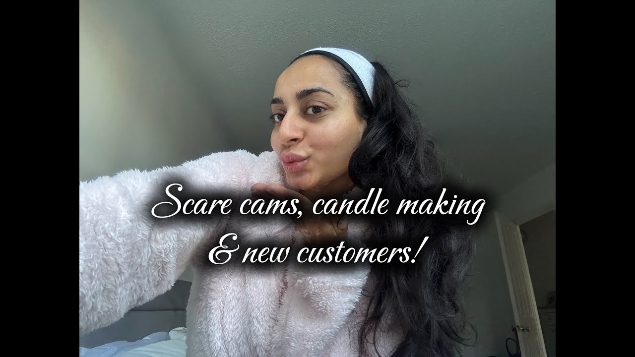 Scare cam, candle making & new customers | Small business behind the  scenes | Cook with me