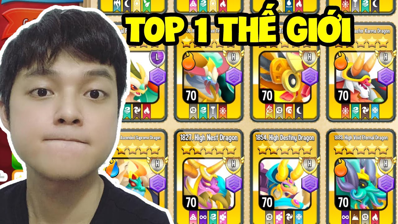 Đột Nhập Nick Idol Có Cấp Độ TOP 1 Toàn Thế Giới Và Dàn Rồng Huyền Thoại Khủng | Vũ Liz Dragon City
