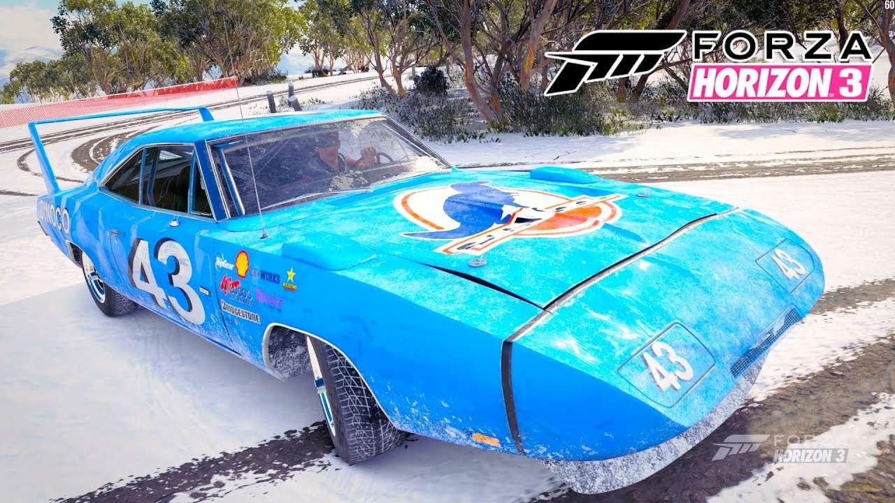 The King Dinoco na Neve Jogo Forza Horizon 3 Gameplay