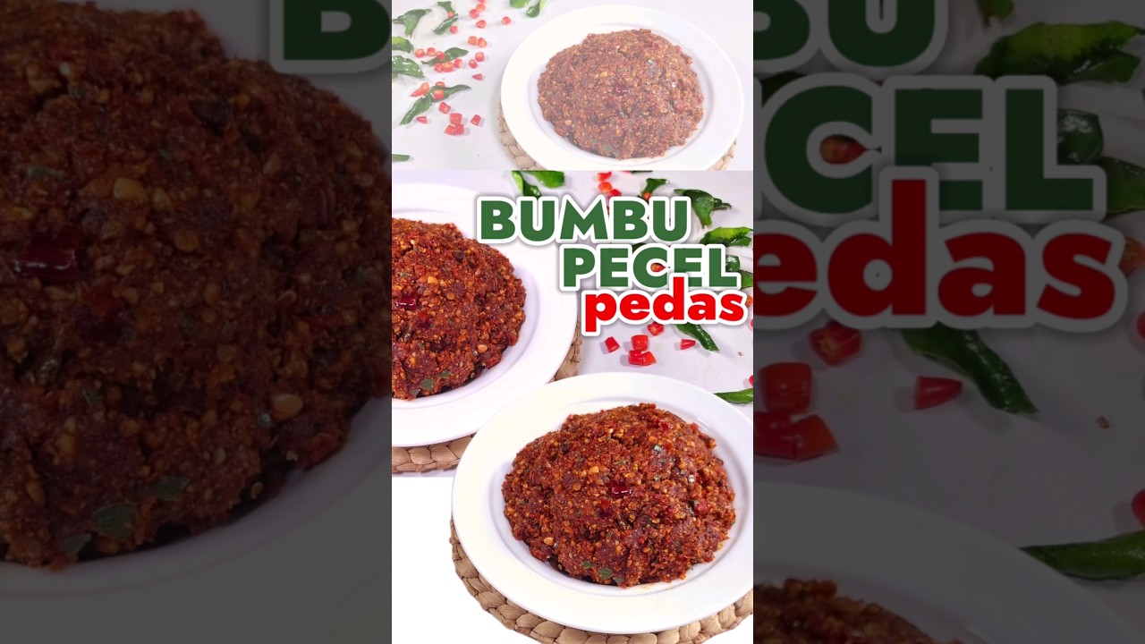 BUMBU PECEL PEDAS JAWA TIMUR  #shorts #pecel #fypシ