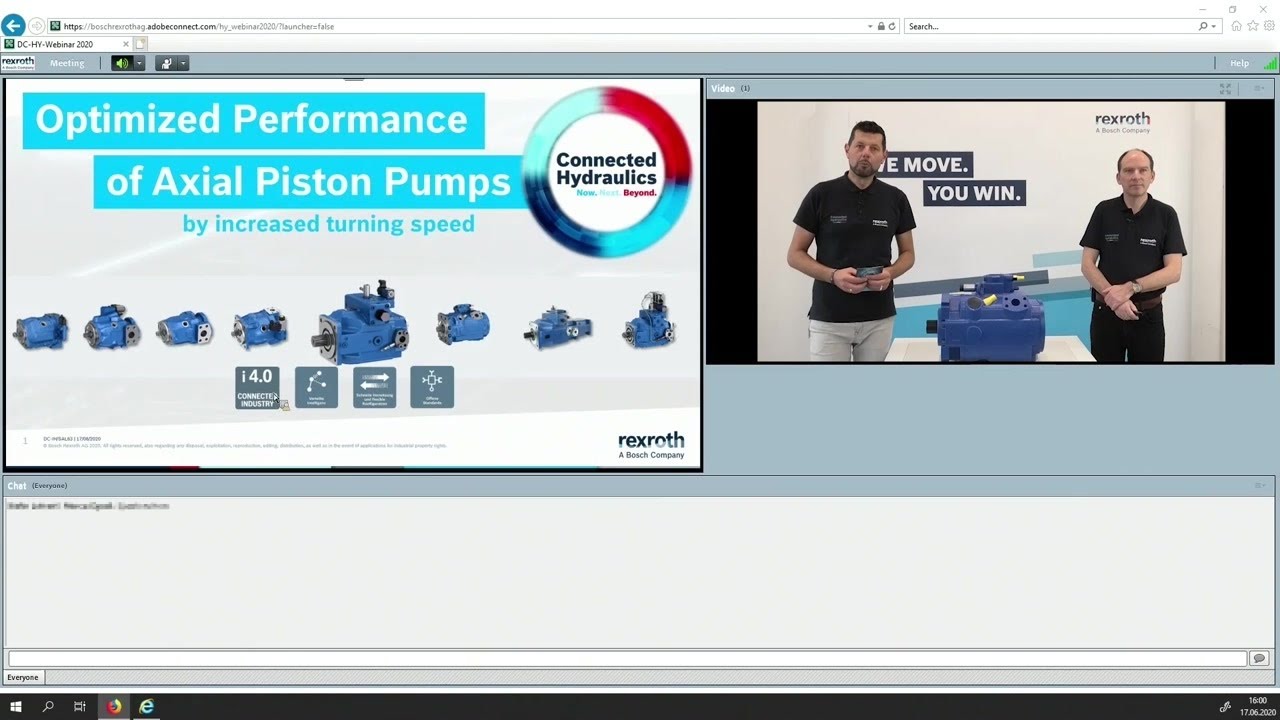 [EN] Bosch Rexroth Web Seminar: Optimized performance of axial piston pumps