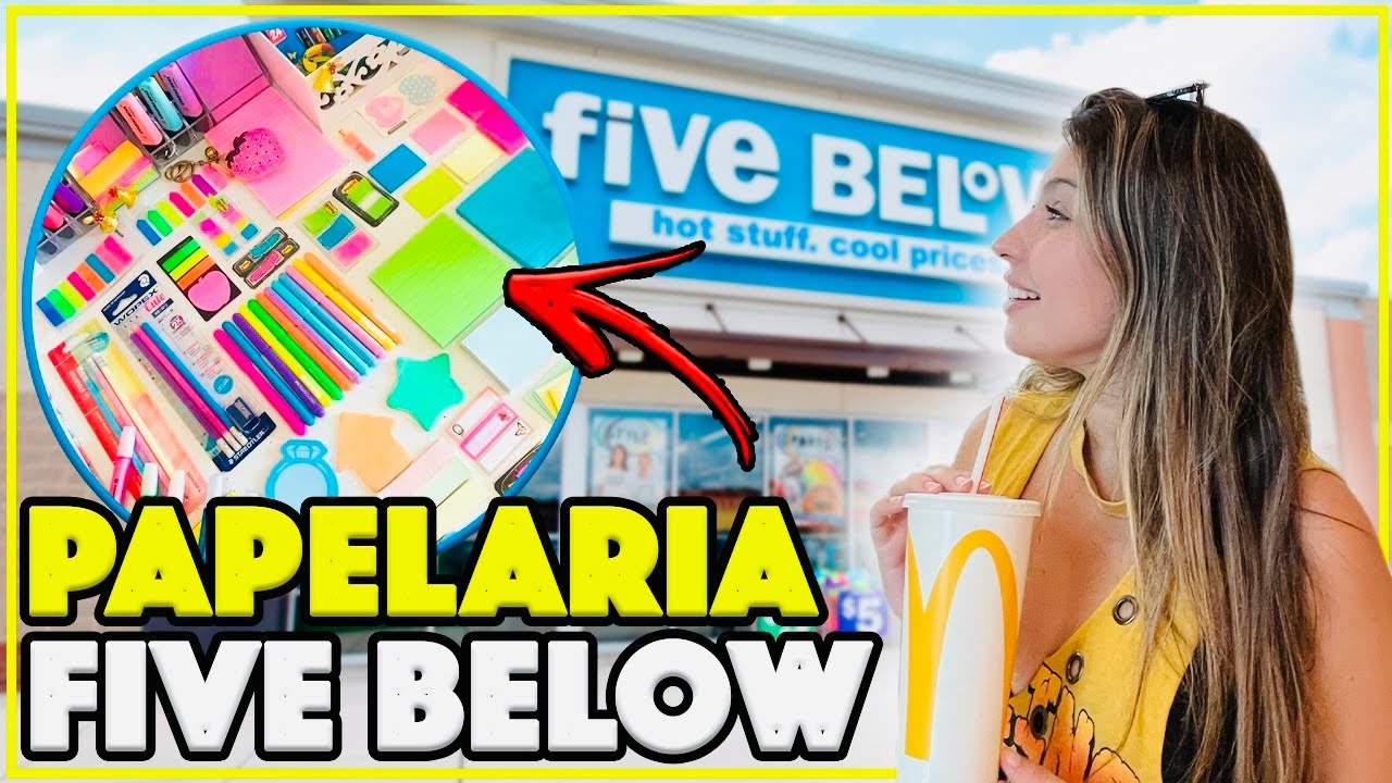 O MAIOR TOUR PELA PAPELARIA DA FIVE BELOW DE ORLANDO - TUDO POR ATÉ 5 DÓLARES