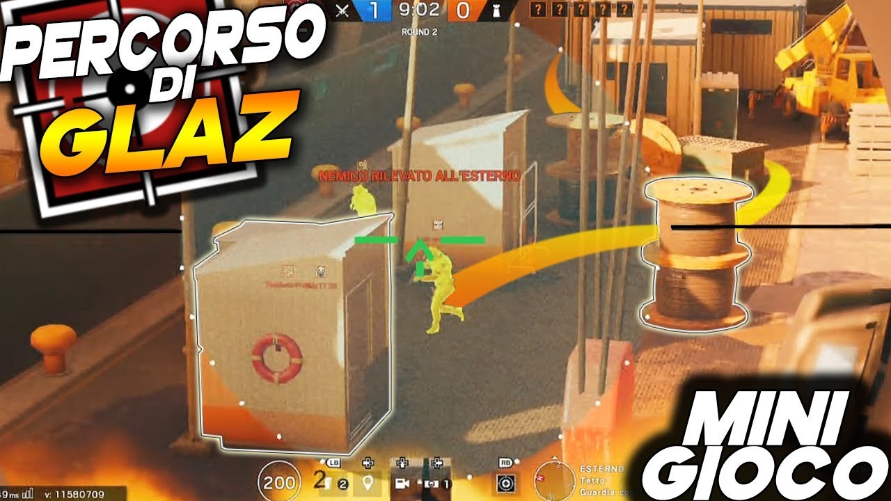 IL PERCORSO DI GLAZ MINI GIOCO | RAINBOW SIX SIEGE ITA