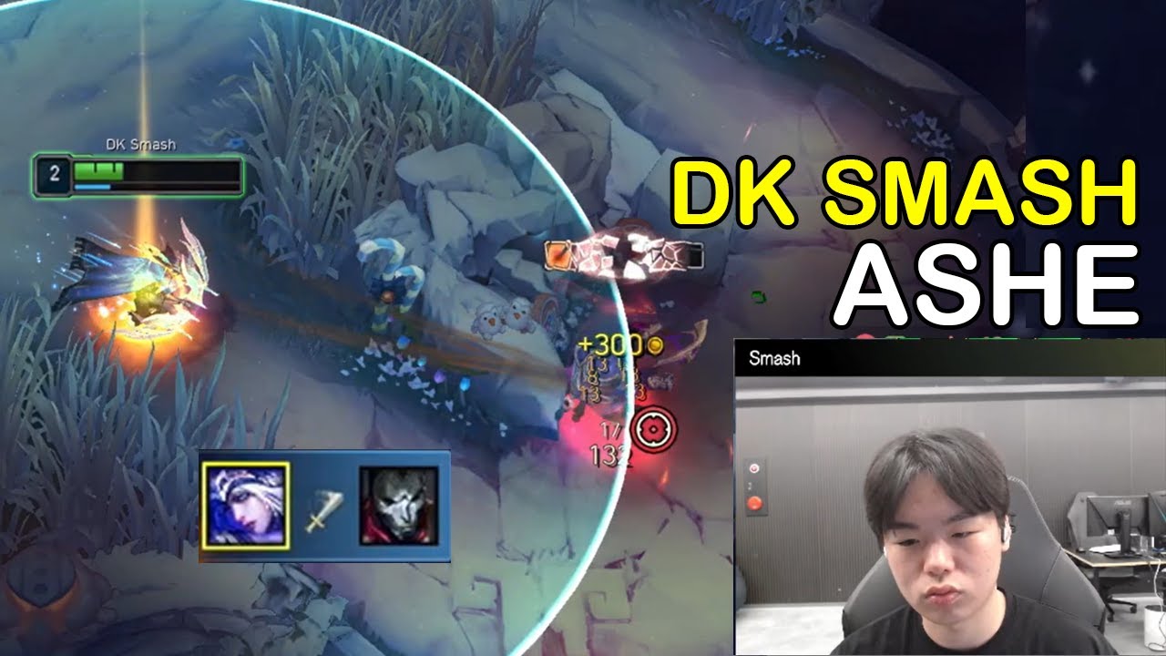 DK Smash Stream Ashe Dominate Challenger Ashe Korean Server