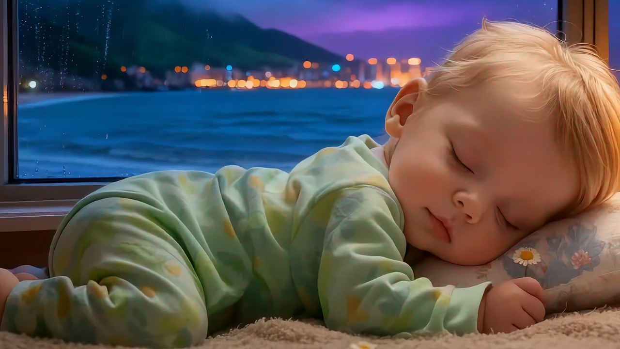 Mozart & Brahms Lullaby with Rain Sounds 🌧️🎶 Sleep Instantly in 3 Minutes 😴 Baby Sleep Music