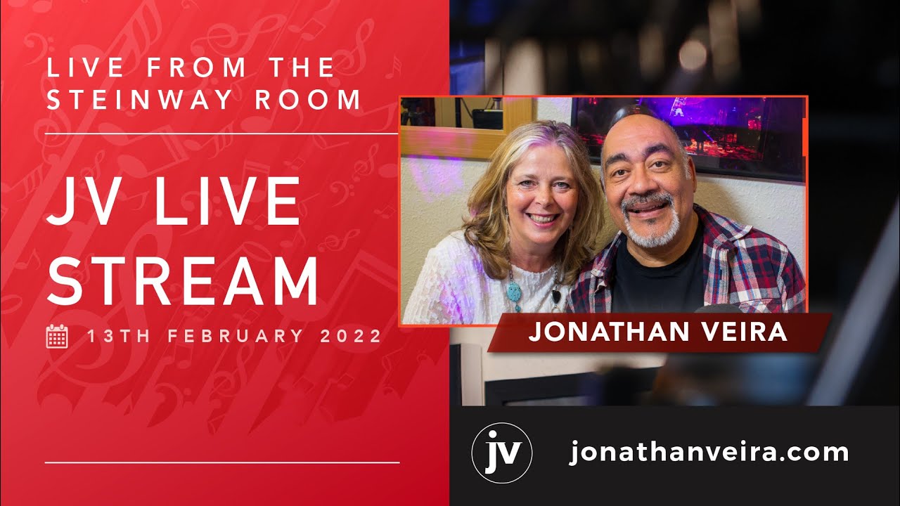 JV Live from The Steinway Room 13th February 2022 with Live Guest: Sue Rinaldi