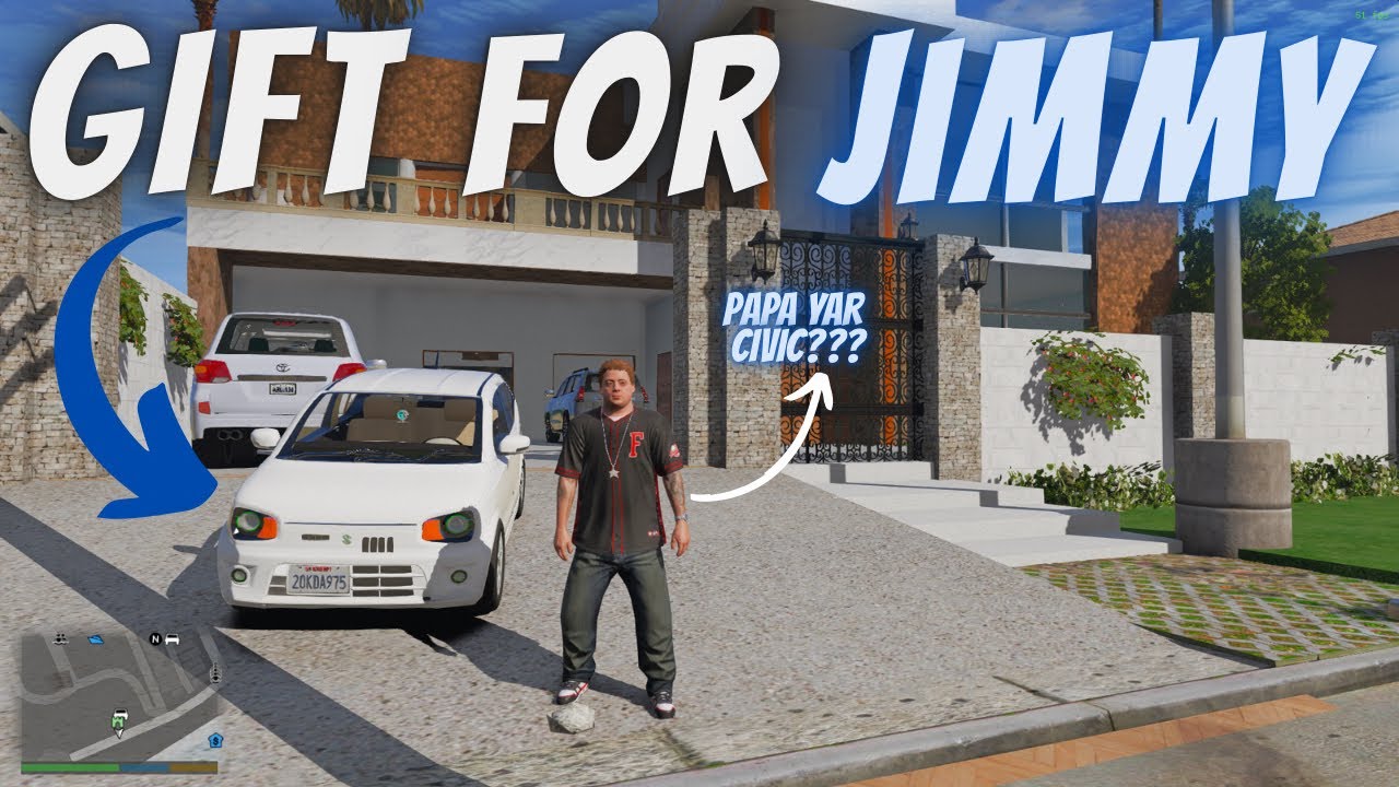 Gifted Jimmy an Alto But He Wanted Civic! 😂 | GTA V Pakistan🇵🇰 
