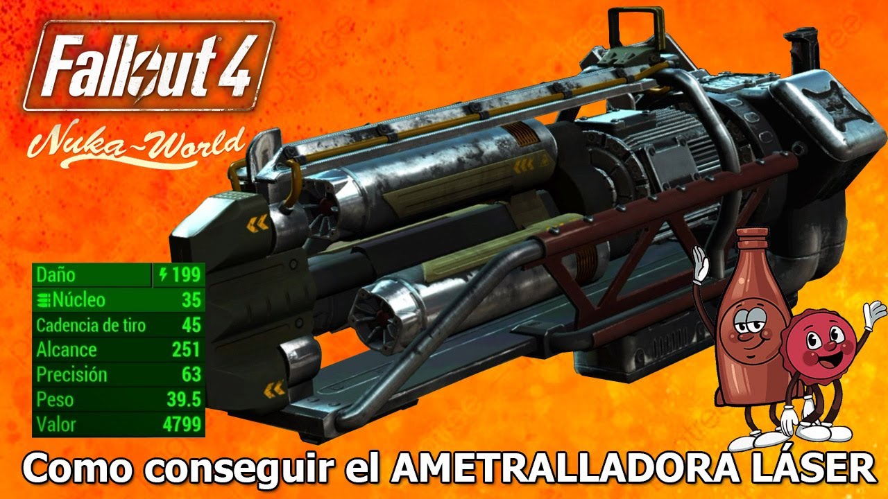Fallout 4  | Guía de Armas Legendarias | DLC Nuka World | Como conseguir la AETERNUS