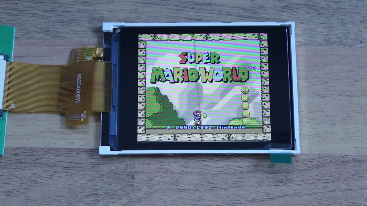 SNES emulator running on the Raspberry Pi RP2350