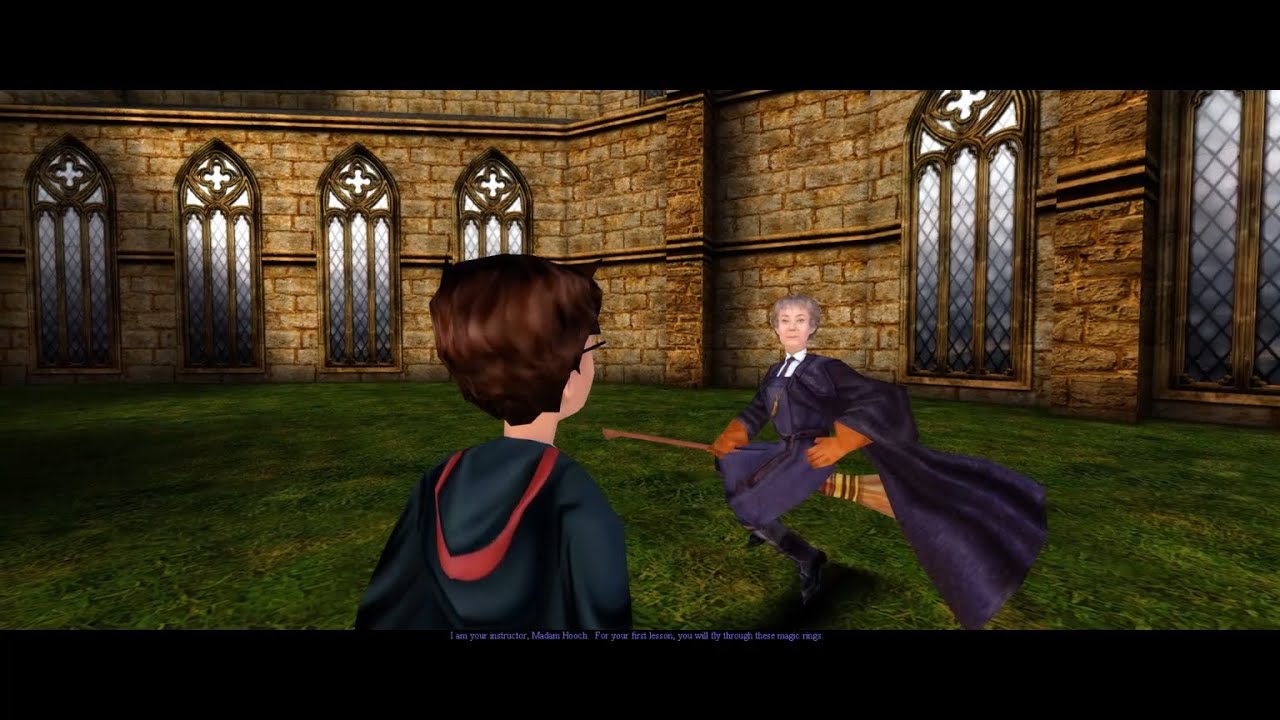 December 3rd: Let's Play Harry Potter and the Philosopher's Stone PC - Flying Lesson