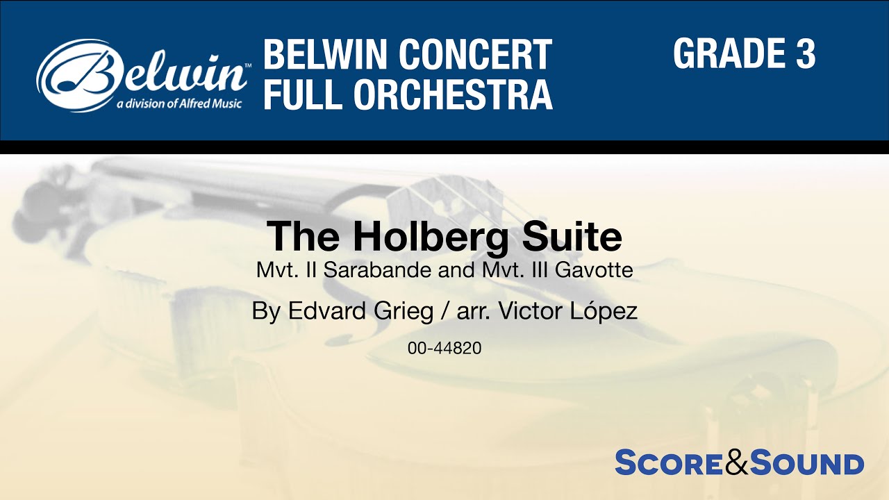 The Holberg Suite arr. Victor López - Score & Sound
