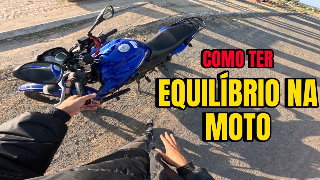 APRENDA A TER EQUILÍBRIO NA MOTO - PASSO A PASSO - controle da embreagem