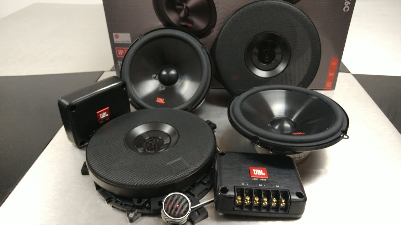 Sistema Componente GTO-X6C de JBL; ¡moderno y eficiente!