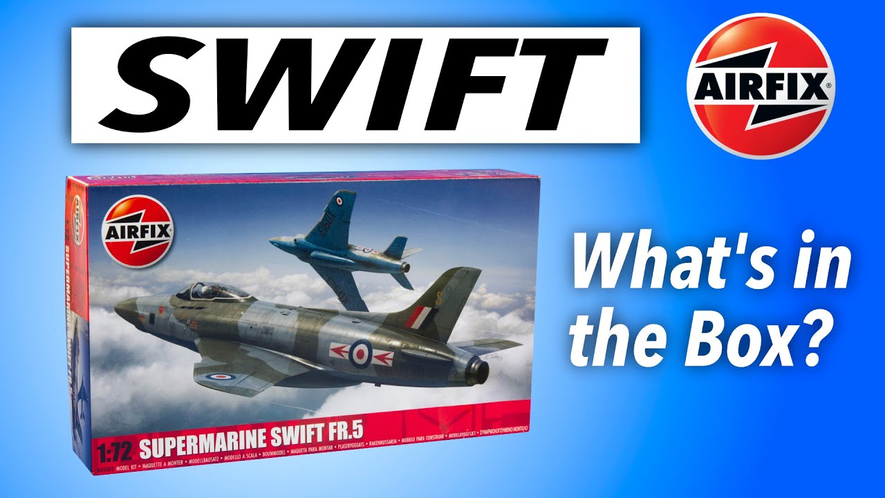AIRFIX SUPERMARINE SWIFT 2024 re-issue - what's in the box?