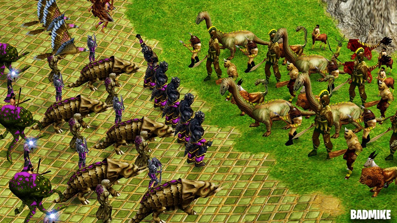 Atlantean VS Greek Mythical Units | Age Of Mythology