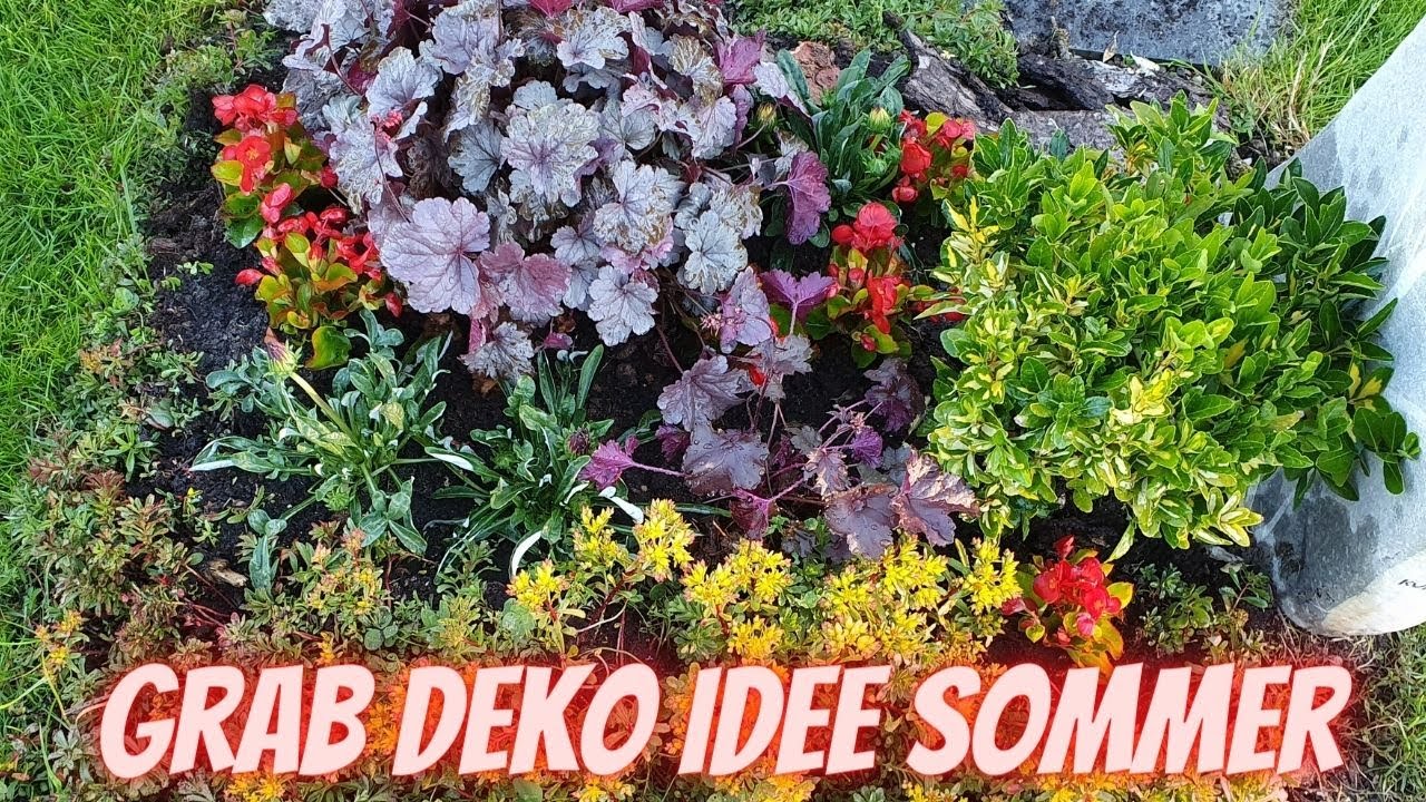 Grab Bepflanzung für den Sommer selber machen - Deko Inspiration vom Blumenmann