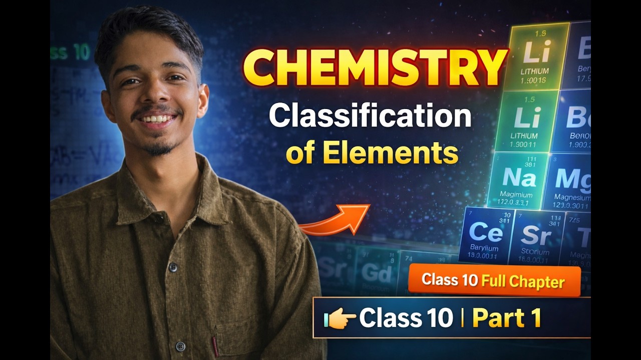 📘 Classification of Elements Explained | SEE Chemistry Series | Chapter 1 | Part 1