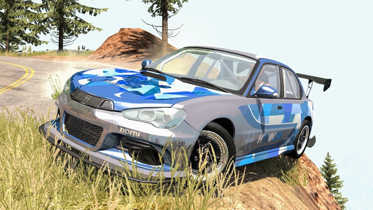 Realistic Cliff Drops #2 - BeamNG Drive Crashes | CrashBoomPunk