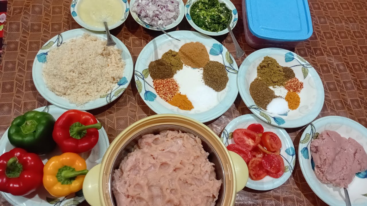 Chatkhara kabab with rainbow  bell pepper 🫑 