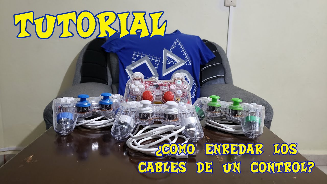 TUTORIAL - Como enrollar cables de un control 🎮