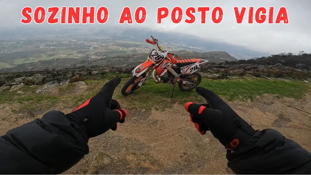 Fui sozinho até ao posto de vigia! HONDA CR 250
