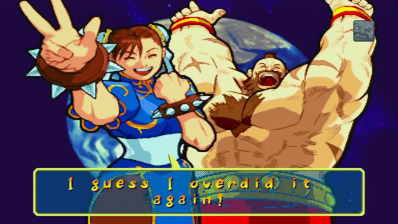 Marvel VS Capcom 1 - Chun-Li/Zangief - Expert Difficulty Playthrough