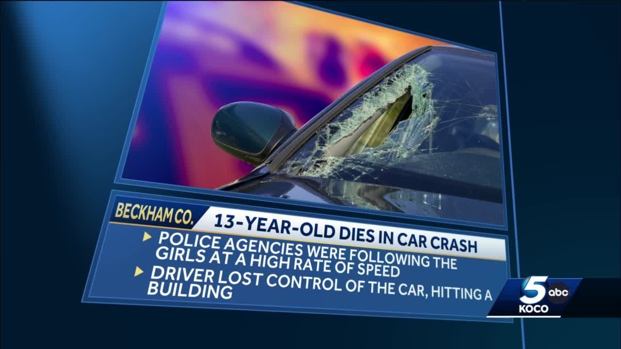 13-year-old girl dead after high-speed chase in Beckham County