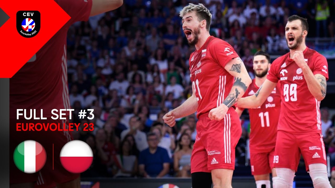 FULL 3rd SET: Italy vs Poland I CEV EuroVolley 2023 Final I Christmas Special
