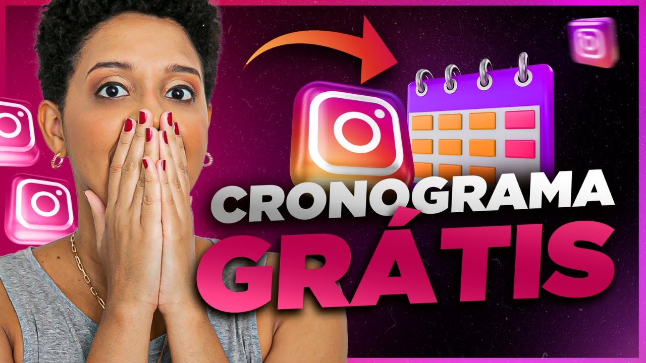 CRONOGRAMA de Postagens Instagram | COPIE E COLE esse Cronograma de Conteúdo Para Instagram