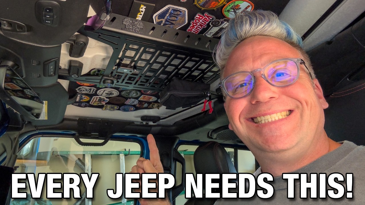 Every Jeep Needs This! CROW Molle Overhead Rack