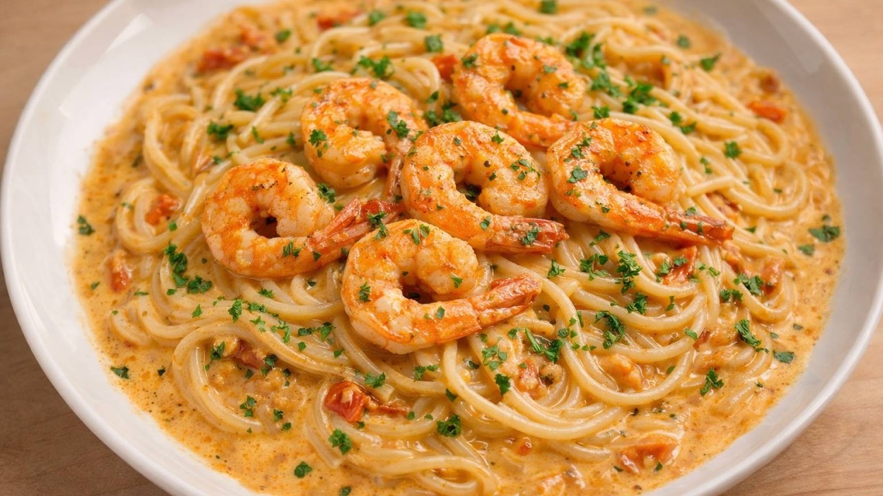 🔥 This Creamy Shrimp Pasta Will RUIN All Other Dinners Forever! 😱🍤🍝