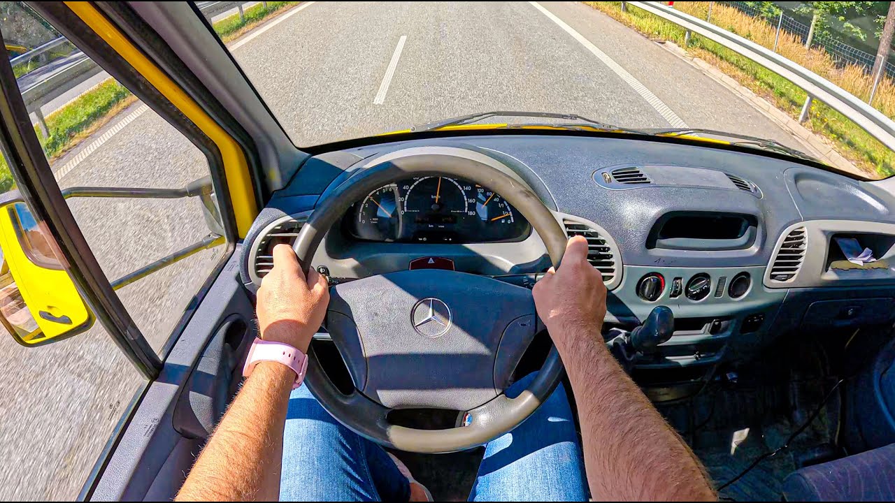 2001 Mercedes-Benz Sprinter (2.2 CDI 109 hp) | POV Test Drive #2530 Joe Black