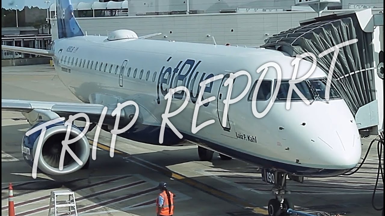 jetBlue Airways Embraer ERJ-190 Coach Trip Report / Flight Review [JAX to FLL]