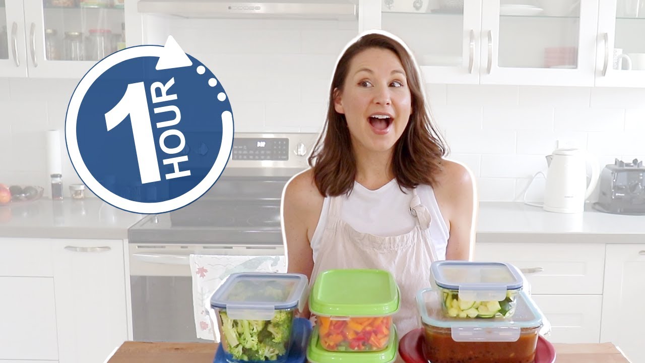 NO Time?! Let's Make it EASY! ⏰ 1 Hour Meal Prep to Save you Time During the Week