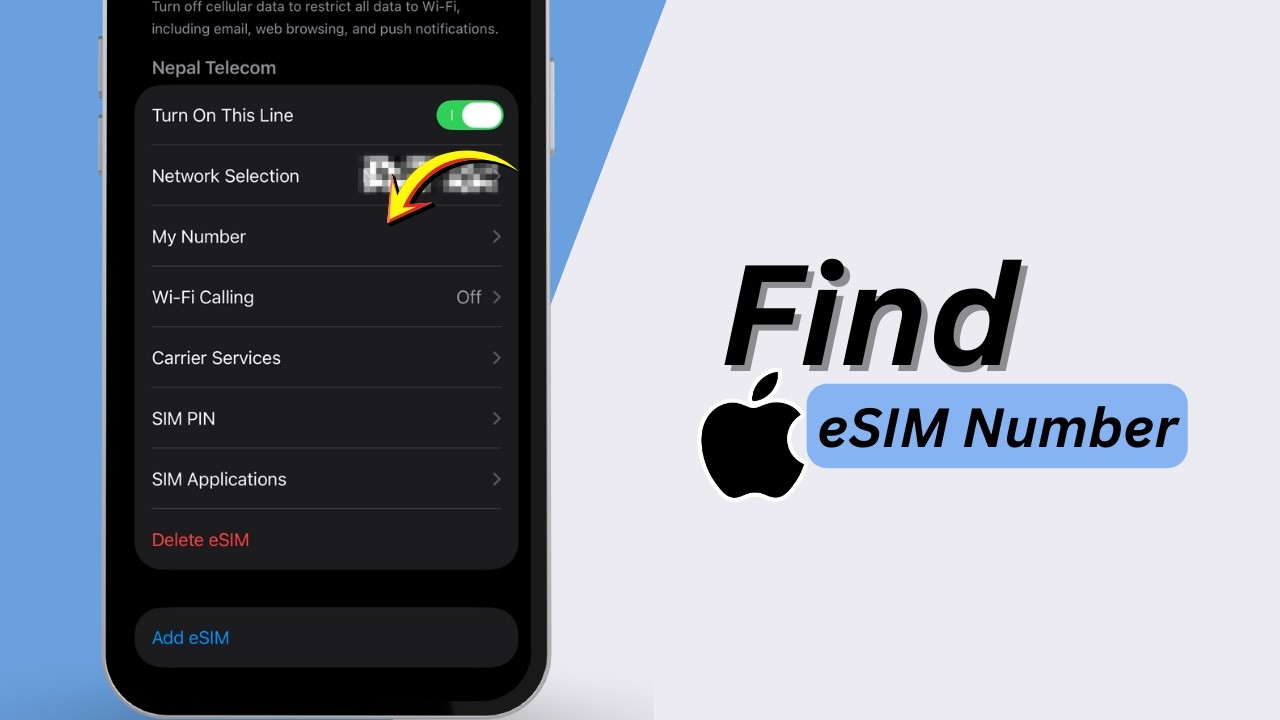How To Locate eSIM Phone Number On iPhone Fast (2026)