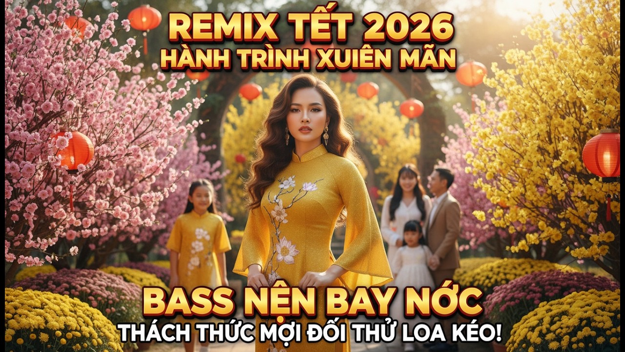 👉 Remix Tết 2026 Hành Trình Xuân Viên Mãn – Bass Nện Bay Nóc, Thách Thức Mọi Đối Thủ Loa Kéo!