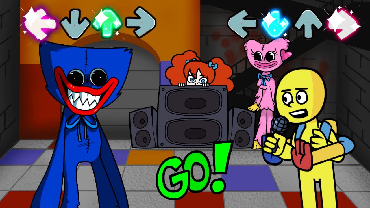 Friday Night Funkin' -  Huggy Wuggy vs Player (Playtime) [Poppy Playtime x FNF]