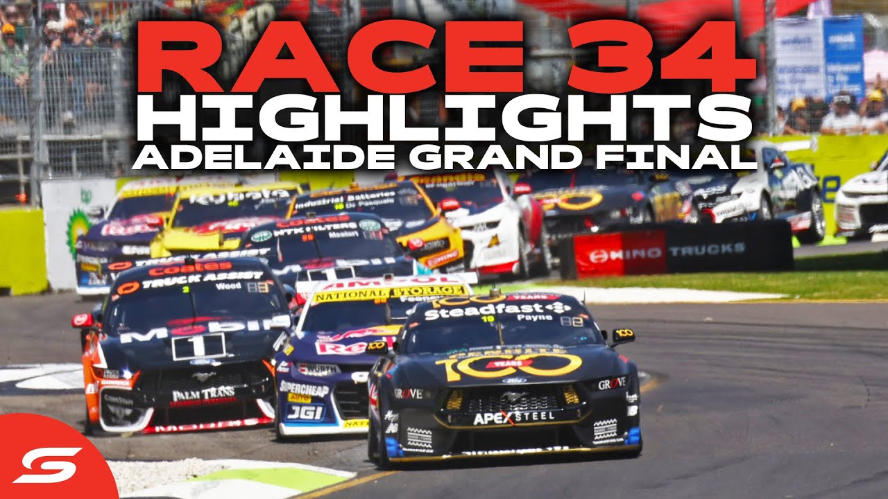 Race 34 Valvoline Highlights - bp Adelaide Grand Final | 2025 Repco Supercars Championship