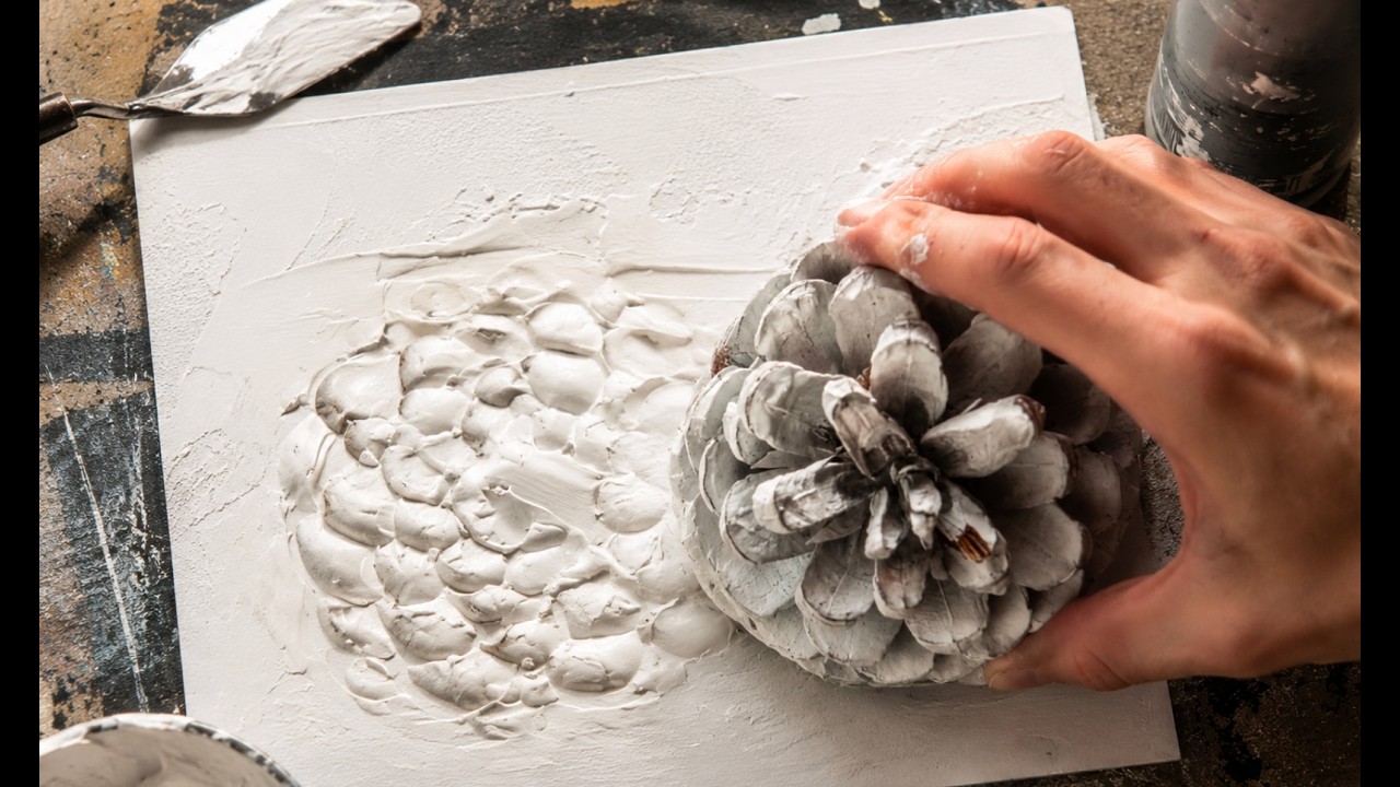 How to Create Your Own Canvas Textures (DIY Art Techniques)