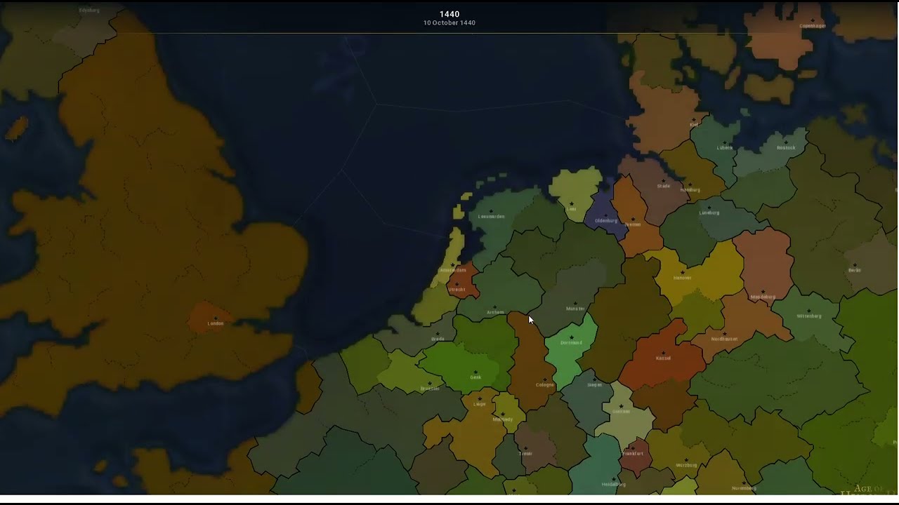 Age of History II Forming Batavian Republic Speedrun 2:08 [WR]