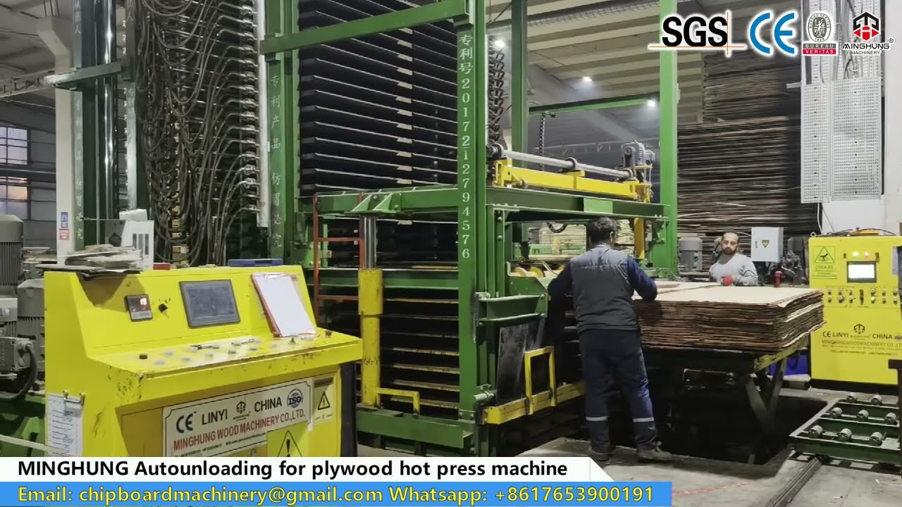 hot press autoinfeeder for plywood machine