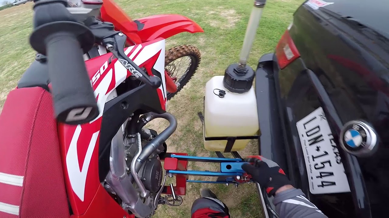 Motojackrack loading bike