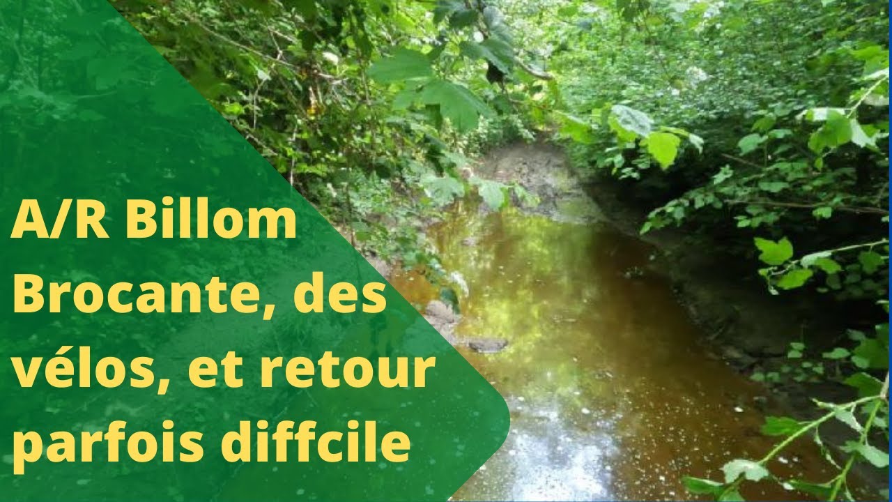 Billom, brocante, des vélos, et boue au retour