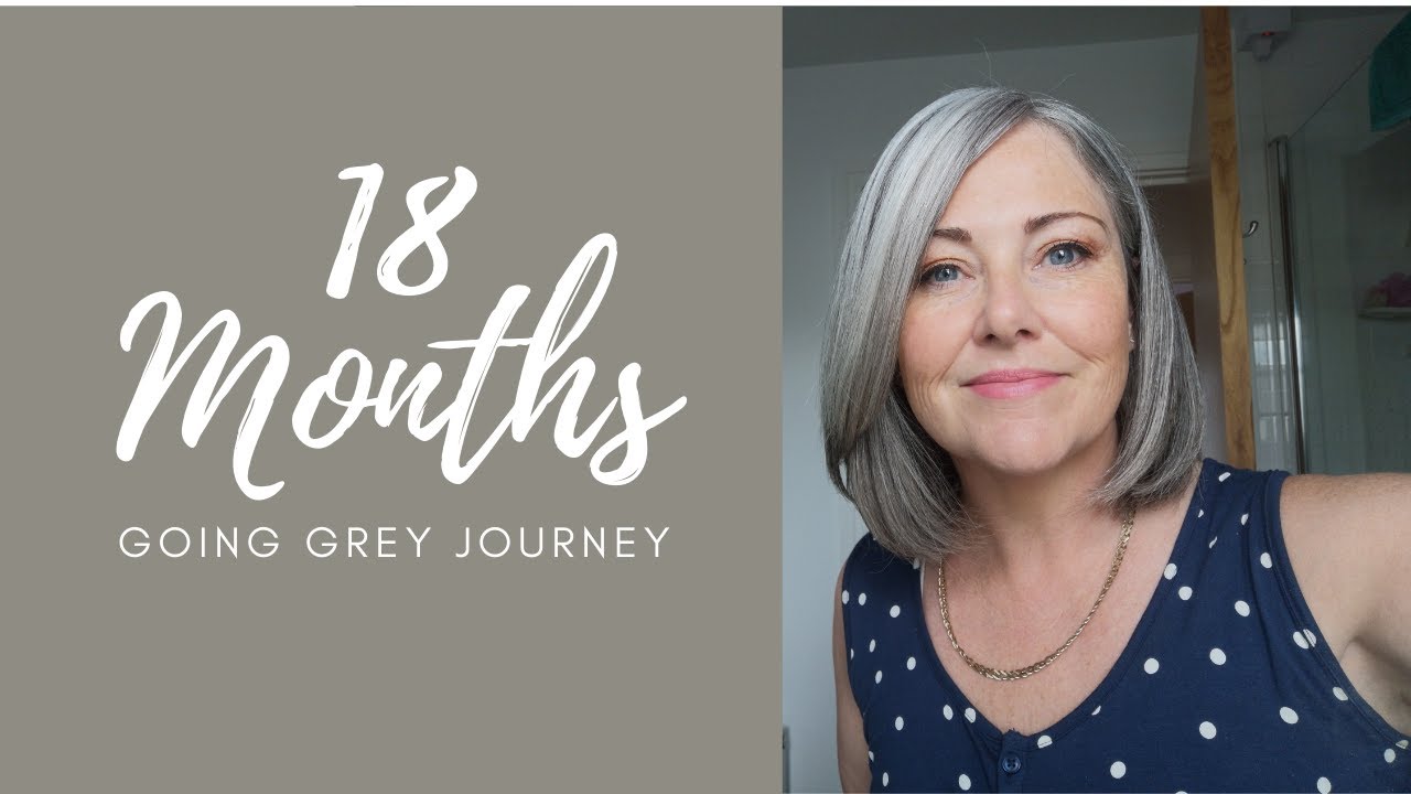 Going Grey Journey ~ 18 months ~  fully transitioned ~ all dye gone!