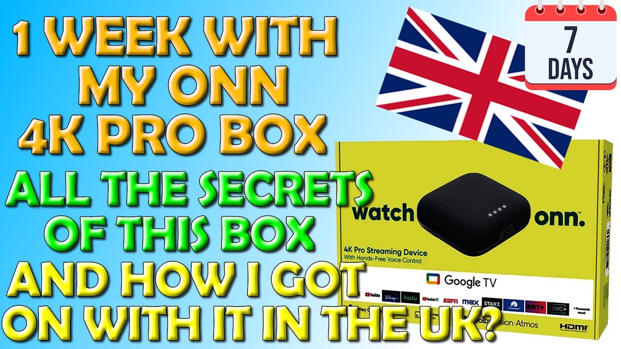 1 Week With my Onn 4 Pro in The UK - All The Secrets and More This Box Has To Offer!