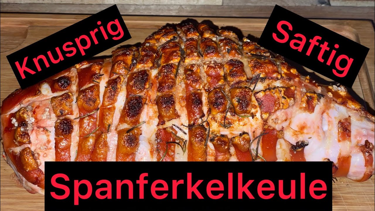 Spanferkelkeule mit Knusperschwarte