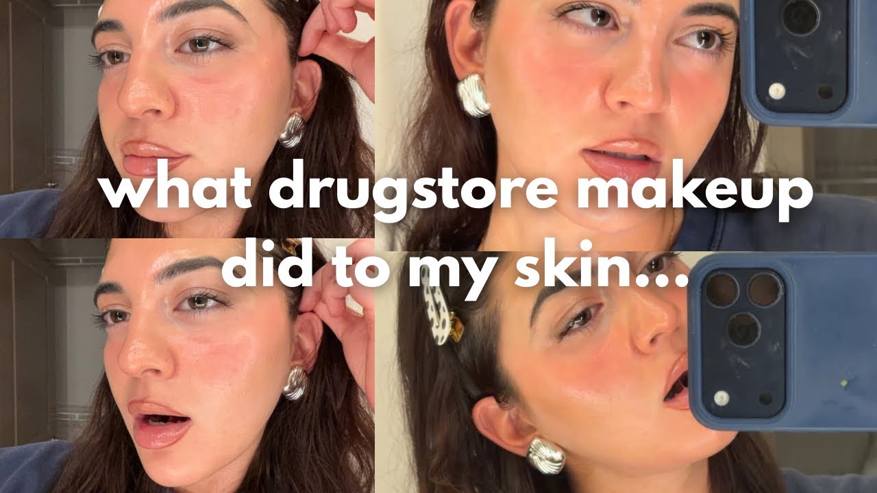 full face of DRUGSTORE MAKEUP (HONEST REVIEW)